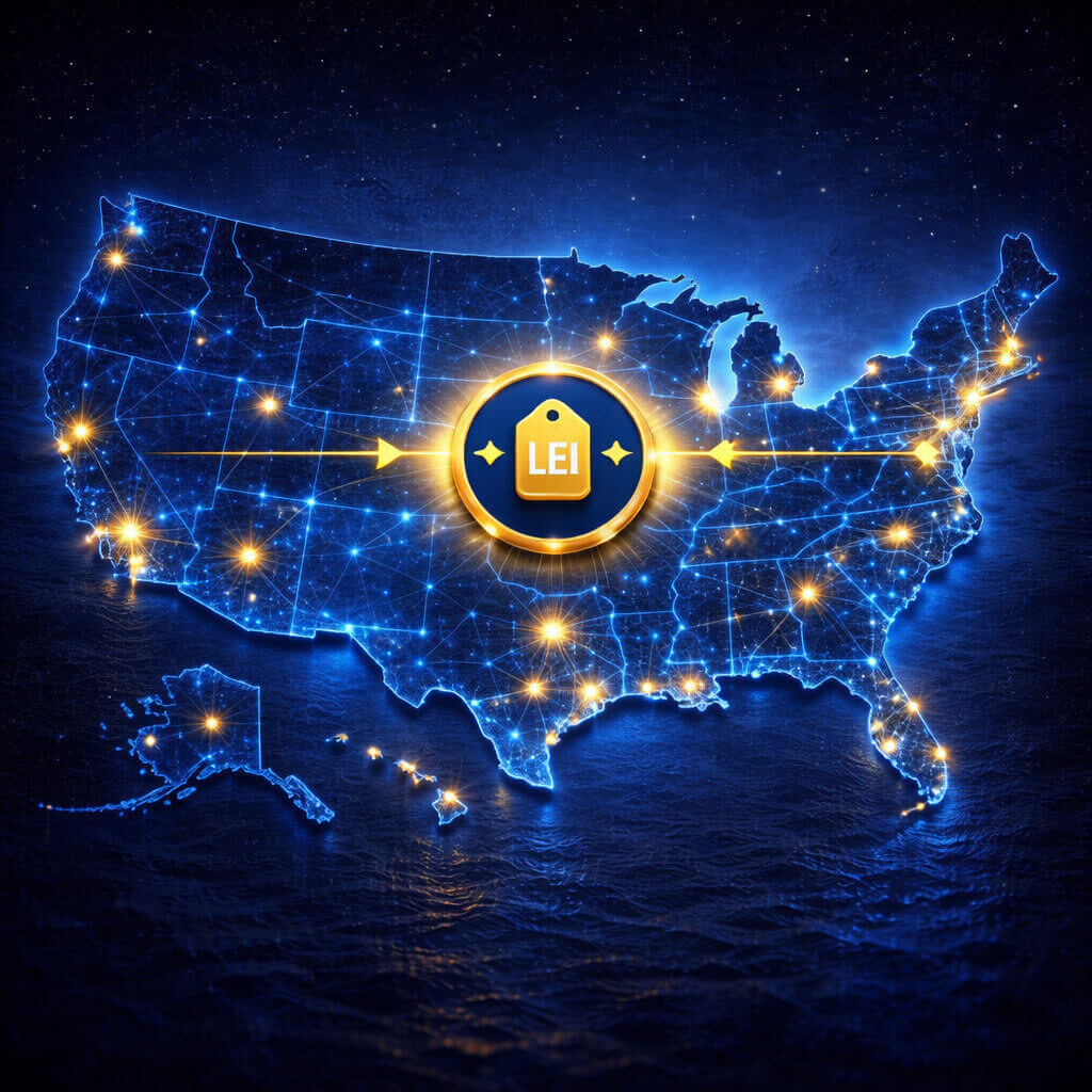 LEI i USA – når det blir påkrevd under regler for regulert finansiell rapportering